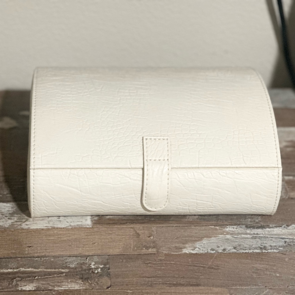 White Textured Watch Box Only White Textured Watch Box Only